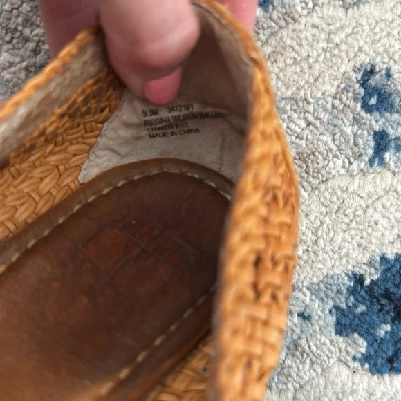 Frye Regina Woven Ballet Flats Sz 9.5 - Picture 7 of 8